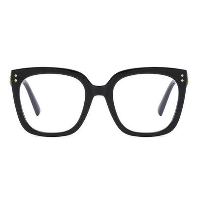 Trog Schwarze Quadratische Brille