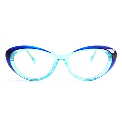 Vogt Lunettes Cat Eye Bleues