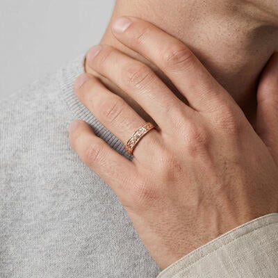 "Once in a Lifetime" Men's Wedding Ring