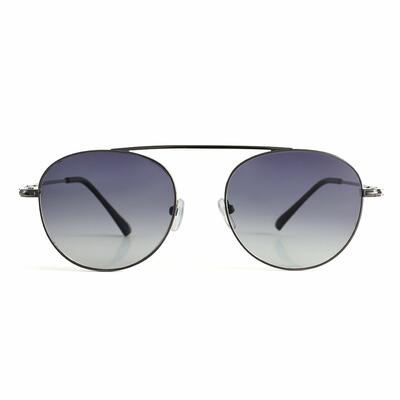 Haley Gray Aviator Sunglasses