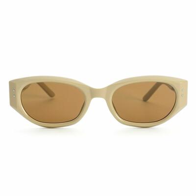 Gabriel Yellow Rectangle Sunglasses