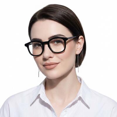 Howard Schwarze Quadratische Brille