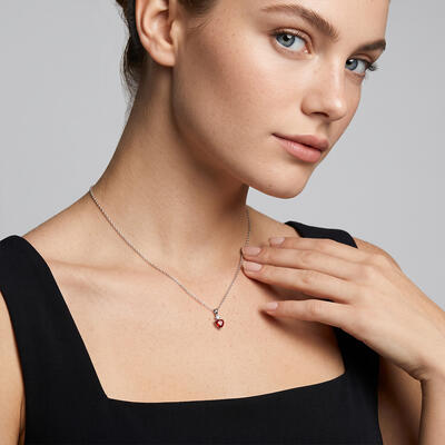 "Untold Story" Heart Cut Necklace