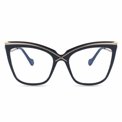 Lauretta Lunettes Cat Eye Noires