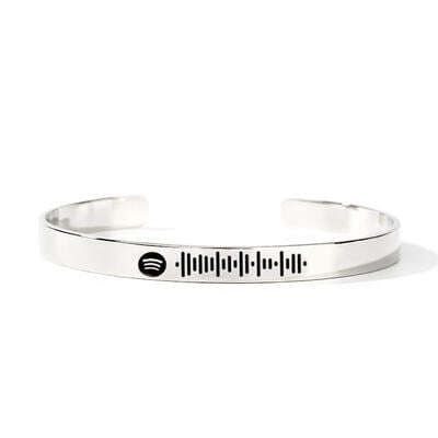 Jeulia Scannbares Spotify Code Sterling Silber Armband