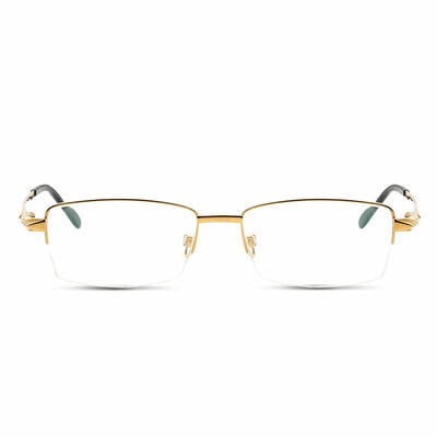 Thodor Gold Browline Glasses