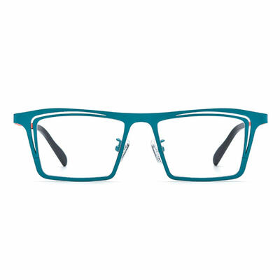 Marina Blue Rectangle Glasses