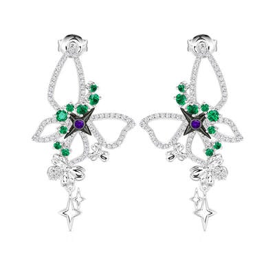 Jeulia Midsummer Night Whispering Elf Earrings