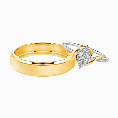 "Every When with You" Couple‘s Ring Set