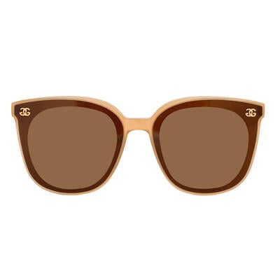 Galbrait Brown Square Sunglasses