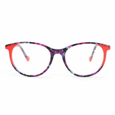 Robert Purple Round Glasses