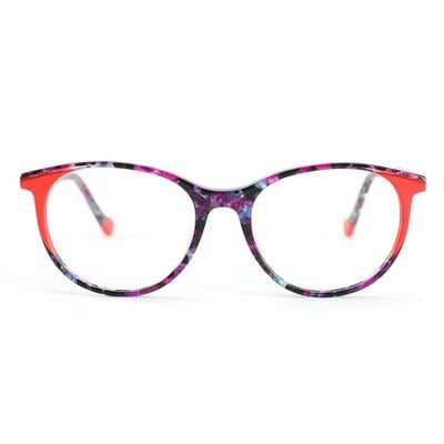 Robert Purple Round Glasses