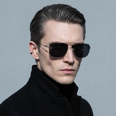 Aries Lunettes de soleil Aviateur Noires