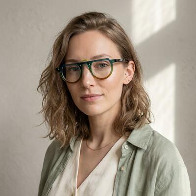Maria Lunettes Aviateur Vertes