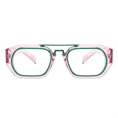 Elvis Lila Pilot Brille