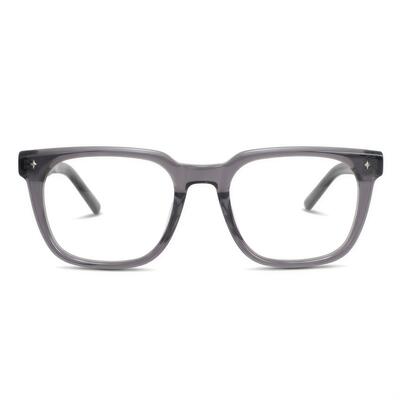 Clark Lunettes Carrées Grises