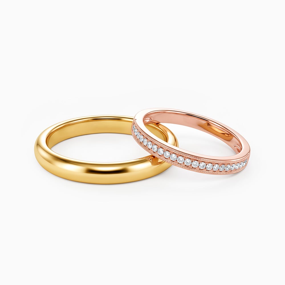 "Echoes of Forever" Stackable Ring Set