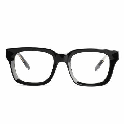 Adam Black Square Glasses