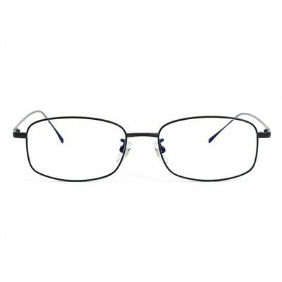 Audrey Black Rectangle Glasses