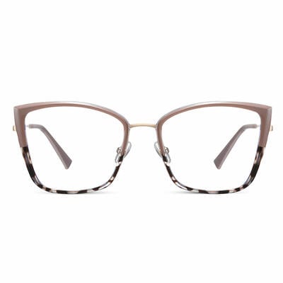 Babbitt Braune Cat Eye Brille