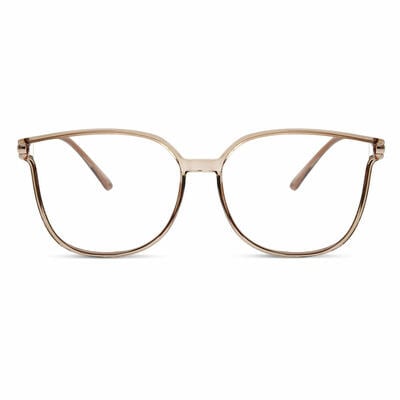 Quintina Lunettes Carrées Marron