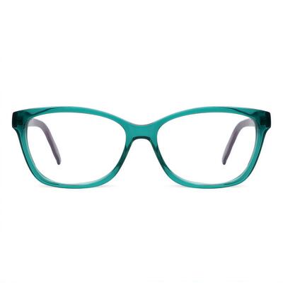 Wand Grüne Quadratische Brille