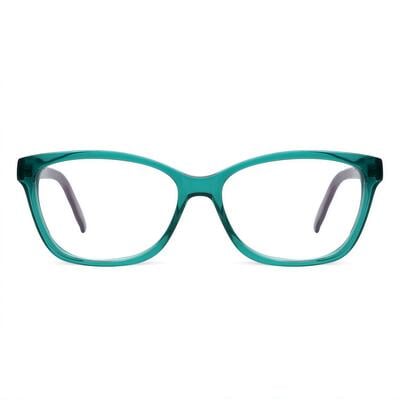 Wand Grüne Quadratische Brille