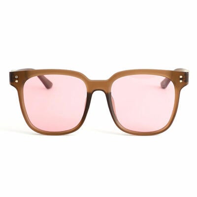 Rosalind Brown Square Sunglasses