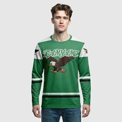 Custom Midnight Green T-shirt for Fans of Philadelphia with Personalized Name & Number