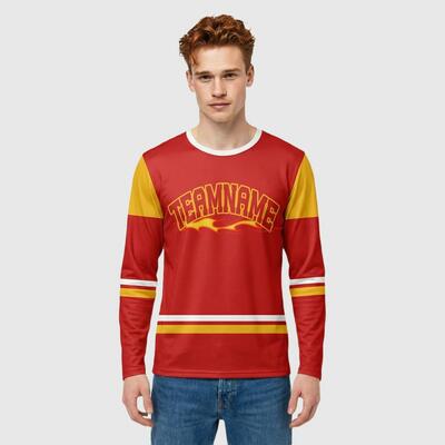 Custom Red T-shirt-Kansas-Inspired Fan Tee with Personalized Name & Number