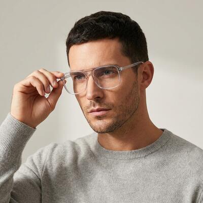 Horizon Gray Aviator Glasses