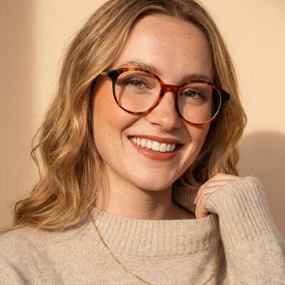 Devin Tortoise Round Glasses