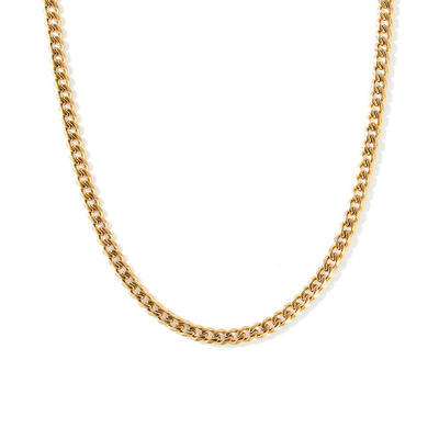 Jeulia Collier Chaîne Mode en Acier Titane pour Homme