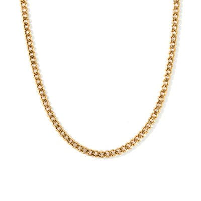 Jeulia Collier Chaîne Mode en Acier Titane pour Homme