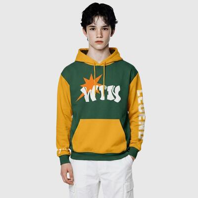 Custom Gold & Green Hoodie - Personalized with Name, Number & Logo