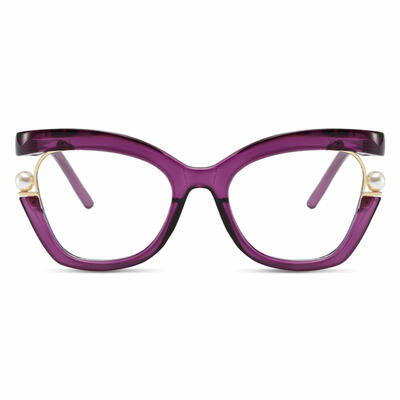 Halona Purple Cat Eye Glasses