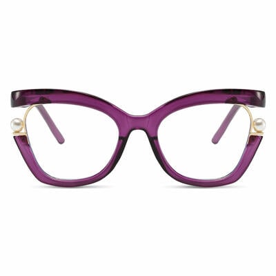 Halona Purple Cat Eye Glasses