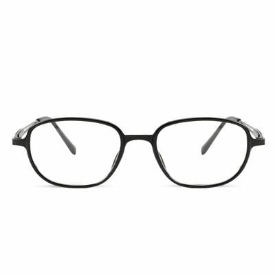 Marjorie Black Rectangle Glasses
