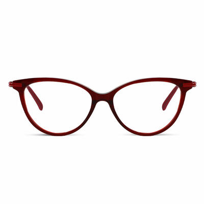 Shelley Red Cat Eye Glasses