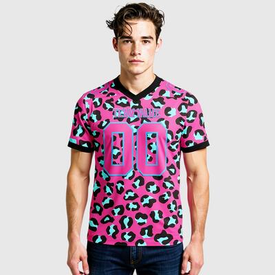 フットボール 名前 チーム名 番号 Tシャツ Vネック ジャージ スポーツウェア ユニフォーム 男女兼用 オーダーメイド