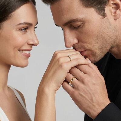 "The Way You Say Forever" Couple‘s Ring Set