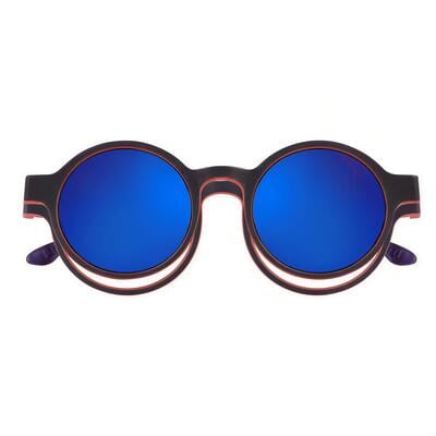 Dubois Lunettes Rondes Bleues