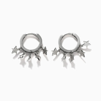 Jeulia "A Cluster of Stars" Sterling Silver Earrings