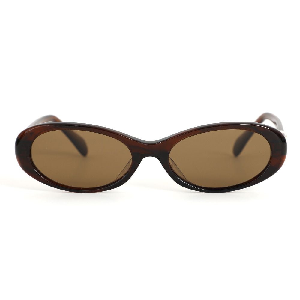 Mitchell Brown Oval Sunglasses