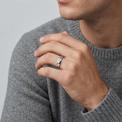 "Orbiting Love" Men's Wedding Ring