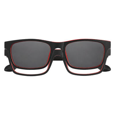 Troy Lunettes Rectangulaires Rouges