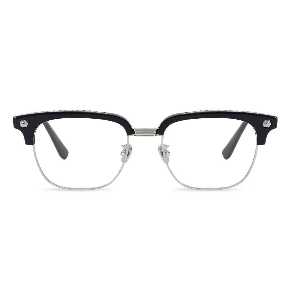 Derwin Silver Browline Glasses