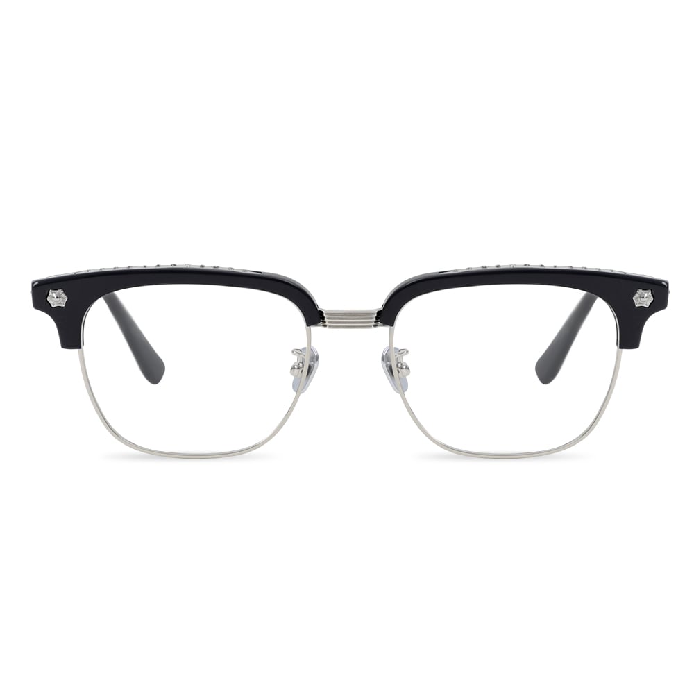 Derwin Silver Browline Glasses