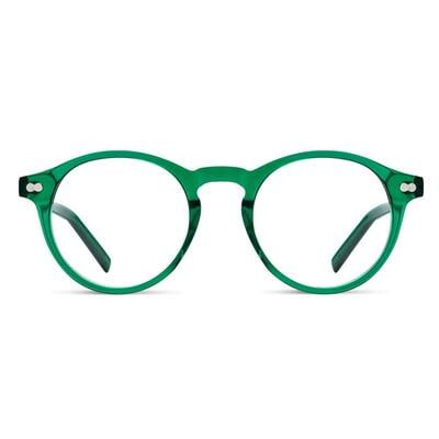 Cumberland Green Round Glasses