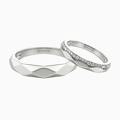 "My Known World" Couple‘s Ring Set